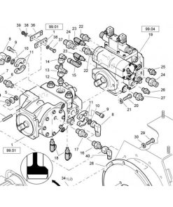 Гидравлический насос BOMAG 05810125 (05817036) TRAVEL PUMP