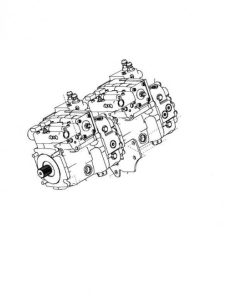 Гидравлический насос John Deere AT337816 Hydraulic Pump Deere 670D, 672G, 770C, 870D